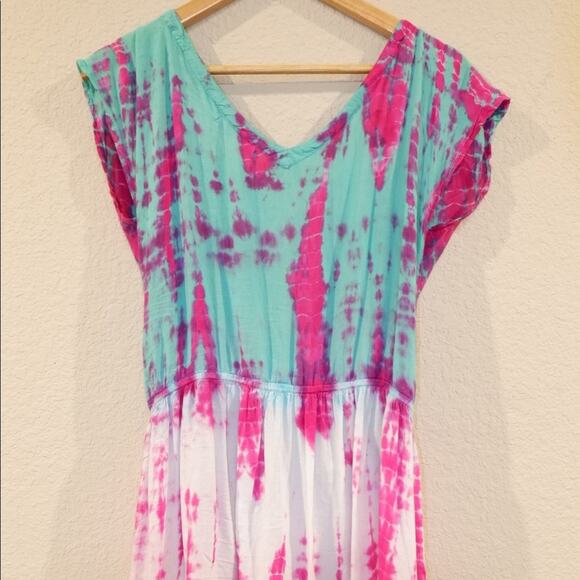 OndadeMar boho tie dye swimsuit wrap cover up - Picture 7 of 8